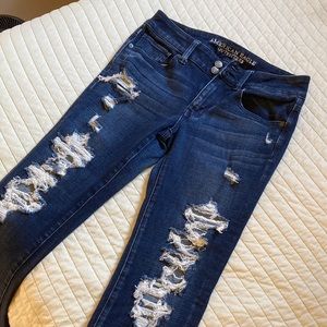 American eagle crop jeans